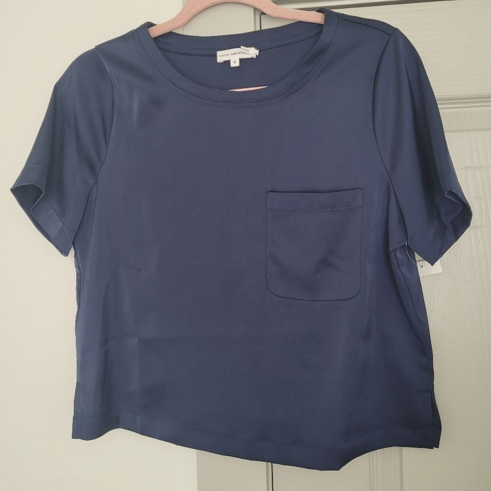 Good American Cropped Top Size 0